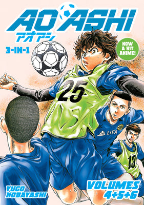 Cover Image for Aoashi (3-In-1 Edition) Volume 2 (Vol. 4,5,6) -- Kobayashi Yuugo, Paperback