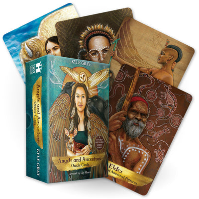 Cover Image for Angels and Ancestors Oracle Cards: A 55-Card Deck and Guidebook -- Kyle Gray, Other