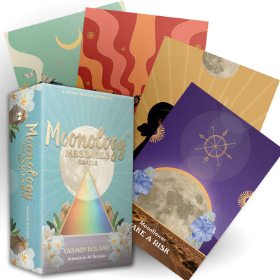 Cover Image for Moonology# Messages Oracle: A 48-Card Deck and Guidebook -- Yasmin Boland, Cards