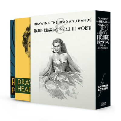 Cover Image for Drawing the Head and Hands & Figure Drawing (Box Set) -- Andrew Loomis, Hardcover