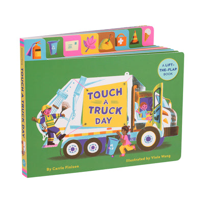 Cover Image for Touch a Truck Day: A Lift-The-Flap Book -- Carrie Finison, Paperback
