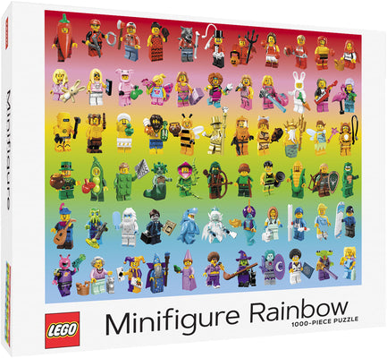 Cover Image for Lego Minifigure Rainbow 1000-Piece Puzzle -- Lego, Other