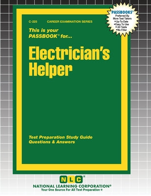 Cover Image for Electrician's Helper -- Passbooks, Paperback