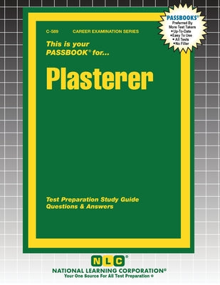 Cover Image for Plasterer -- Passbooks, Paperback