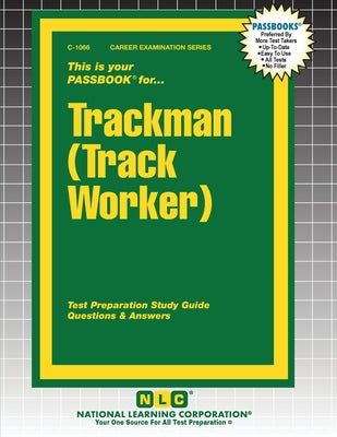 Cover Image for Trackman (Track Worker) -- Passbooks, Paperback