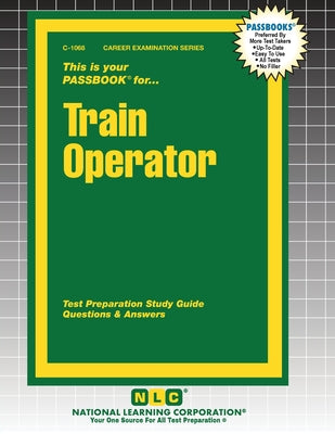 Cover Image for Train Operator -- Passbooks, Paperback