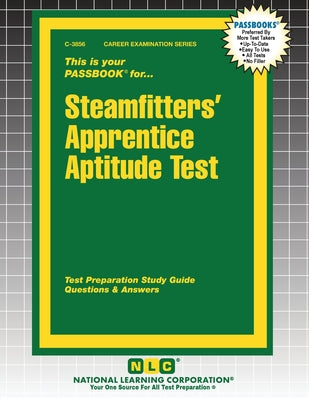 Cover Image for Steamfitters' Apprentice Aptitude Test -- Passbooks, Paperback