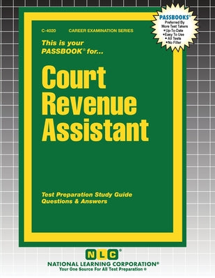 Cover Image for Court Revenue Assistant -- Passbooks, Paperback