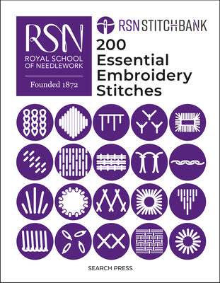 Cover Image for Rsn Stitch Bank: 200 Essential Embroidery Stitches -- The Royal School of Needlework, Hardcover