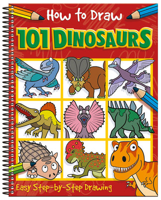 Cover Image for How to Draw 101 Dinosaurs: Easy Step-By-Step Drawing Book for Children Ages 5+ -- Barry Green, Spiral Bound, Comb or Coil