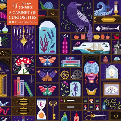 Cover Image for Adult Sustainable Jigsaw Puzzle: Jenny Zemanek: A Cabinet of Curiosities: 1000-Pieces. Ethical, Sustainable, Earth-Friendly -- Flame Tree Studio, Other