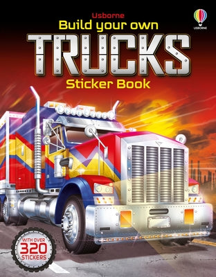 Cover Image for Build Your Own Trucks Sticker Book -- Simon Tudhope, Paperback