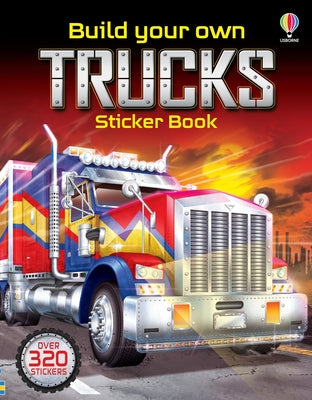 Cover Image for Build Your Own Trucks Sticker Book -- Simon Tudhope, Paperback