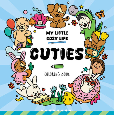 Cover Image for Cuties: Coloring Book -- Caro Van Den Berg, Paperback