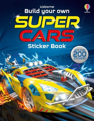 Cover Image for Build Your Own Supercars Sticker Book -- Simon Tudhope, Paperback