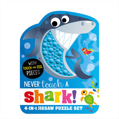 Cover Image for Never Touch a Shark Jigsaw Puzzle Set -- Make Believe Ideas, Mixed Media Product