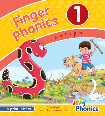 Cover Image for Finger Phonics Book 1: In Print Letters (American English Edition) -- Sara Wernham, Board Books