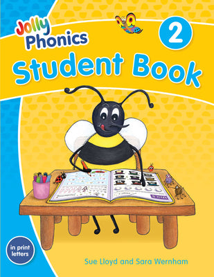 Cover Image for Jolly Phonics Student Book 2: In Print Letters (American English Edition) -- Sara Wernham, Paperback