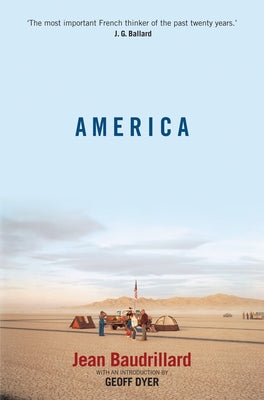 Cover Image for America -- Jean Baudrillard, Paperback