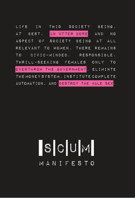 Cover Image for Scum Manifesto -- Valerie Solanas, Paperback