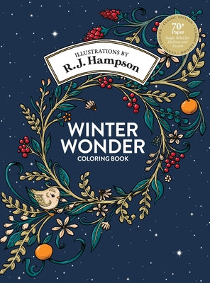 Cover Image for Winter Wonder Coloring Book -- R. J. Hampson, Hardcover