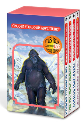 Choose Your Own Adventure 4-Book Boxed Set #1: Origin Four (the Abominable Snowman, Journey Under the Sea, Space and Beyond, the Lost Jewels of Naboot -- R. a. Montgomery, Boxed Set