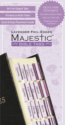 Cover Image for Majestic Bible Tabs Lavender -- Ellie Claire, Other