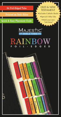 Majestic Rainbow Bible Tabs -- Ellie Claire, Paperback
