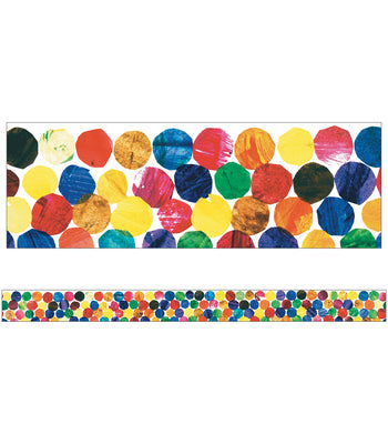 Cover Image for The Very Hungry Caterpillar(tm) Dots Straight Bulletin Board Borders -- Carson Dellosa Education, Paperback