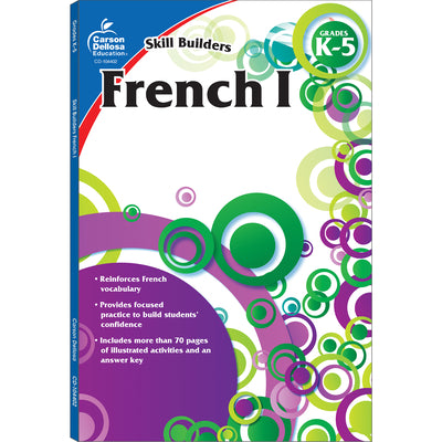 Cover Image for French I, Grades K - 5 -- Carson Dellosa Education, Paperback