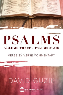 Cover Image for Psalms 81-118 -- David Guzik, Paperback