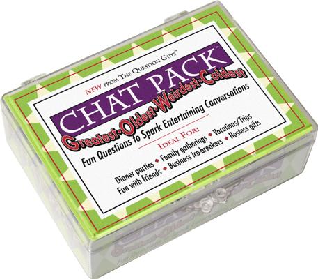 Cover Image for Chat Pack Greatest-Oldest-Weirdest-Coldest: Fun Questions to Spark Entertaining Conversations -- Bret Nicholaus, Other