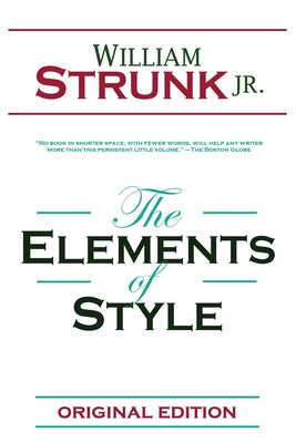 Cover Image for The Elements of Style -- William Strunk, Paperback
