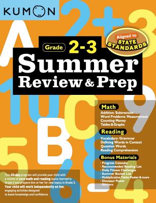 Cover Image for Kumon Summer Review and Prep 2-3 -- Kumon, Paperback