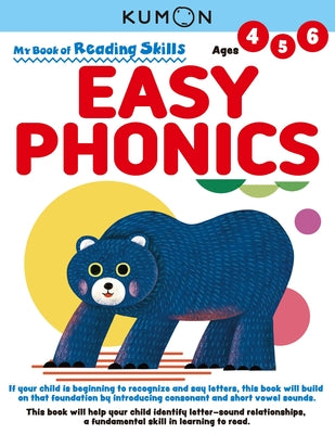 Cover Image for Kumon My Bk of Reading Skills: Easy Phonics -- Kumon Publishing, Paperback