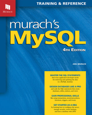 Cover Image for Murach's MySQL (4th Edition) -- Joel Murach, Paperback