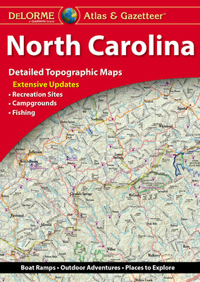 Delorme Atlas & Gazetteer: North Carolina -- Rand McNally, Paperback