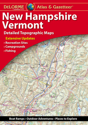 Cover Image for Delorme Atlas & Gazetteer New Hampshire/Vermont -- Delorme, Paperback