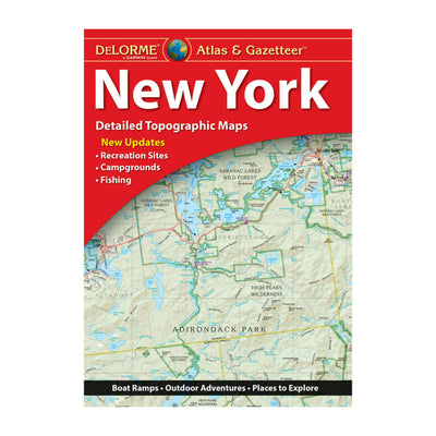 Cover Image for Delorme Atlas & Gazetteer: New York -- Rand McNally, Paperback