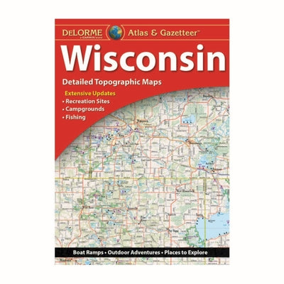 Cover Image for Delorme Atlas & Gazetteer Wisconsin 16e -- Delorme, Other