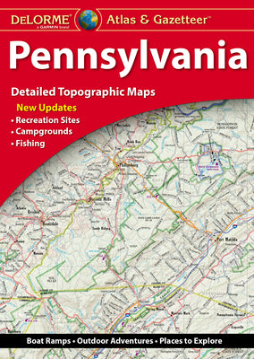Cover Image for Delorme Atlas & Gazetteer: Pennsylvania -- Delorme, Paperback