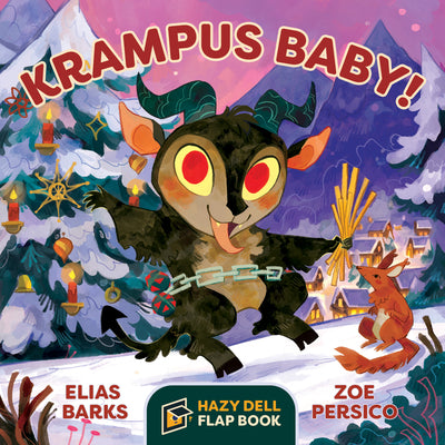 Cover Image for Krampus Baby!: A Hazy Dell Flap Book -- Elias Barks, Board Book