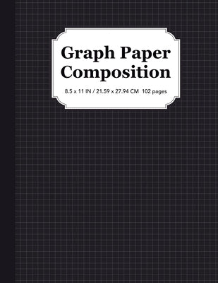 Cover Image for Graph Paper Composition Notebook: Quad Ruled 5x5, Grid Paper for Students in Math and Science -- Math Wizo, Paperback