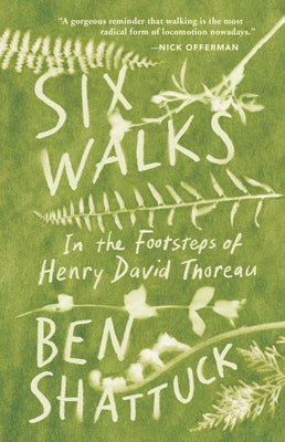 Cover Image for Six Walks: In the Footsteps of Henry David Thoreau -- Ben Shattuck, Hardcover
