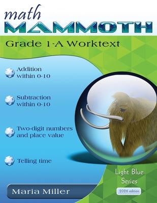 Cover Image for Math Mammoth Grade 1-A Worktext -- Maria Miller, Paperback