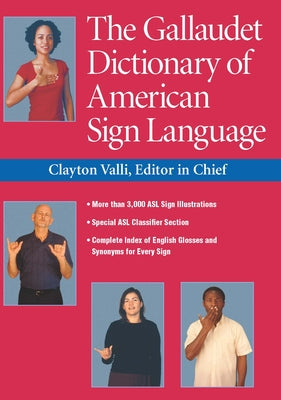 Cover Image for The Gallaudet Dictionary of American Sign Language -- Clayton Valli, Paperback