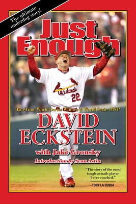 Cover Image for Just Enough -- David Eckstein, Hardcover