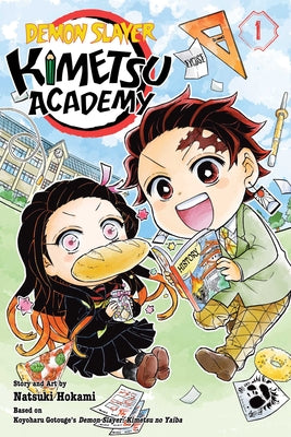 Cover Image for Demon Slayer: Kimetsu Academy, Vol. 1 -- Koyoharu Gotouge, Paperback