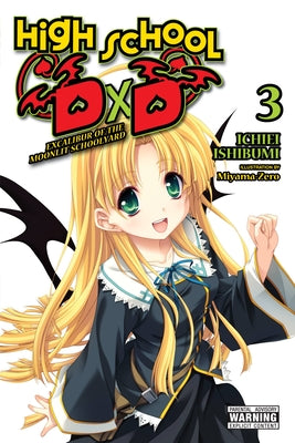 Cover Image for High School DXD, Vol. 3 (Light Novel): Excalibur of the Moonlit Schoolyard -- Ichiei Ishibumi, Paperback