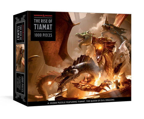 Cover Image for The Rise of Tiamat Dragon Puzzle (Dungeons & Dragons): 1000-Piece Jigsaw Puzzle Featuring the Queen of Evil Dragons: Jigsaw Puzzles Foradults -- Official Dungeons & Dragons Licensed, Board Games
